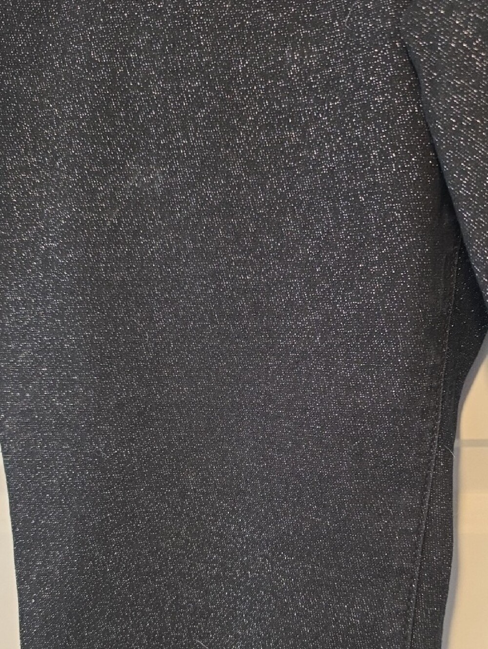 Lane Bryant Women's Black Smooth Non-transfer Sparkle Ponte Pants 20w - Picture 3 of 9